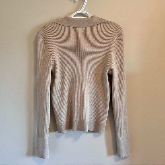 Marled Reunited Beige Button Down Sweater - Picture 6 of 9